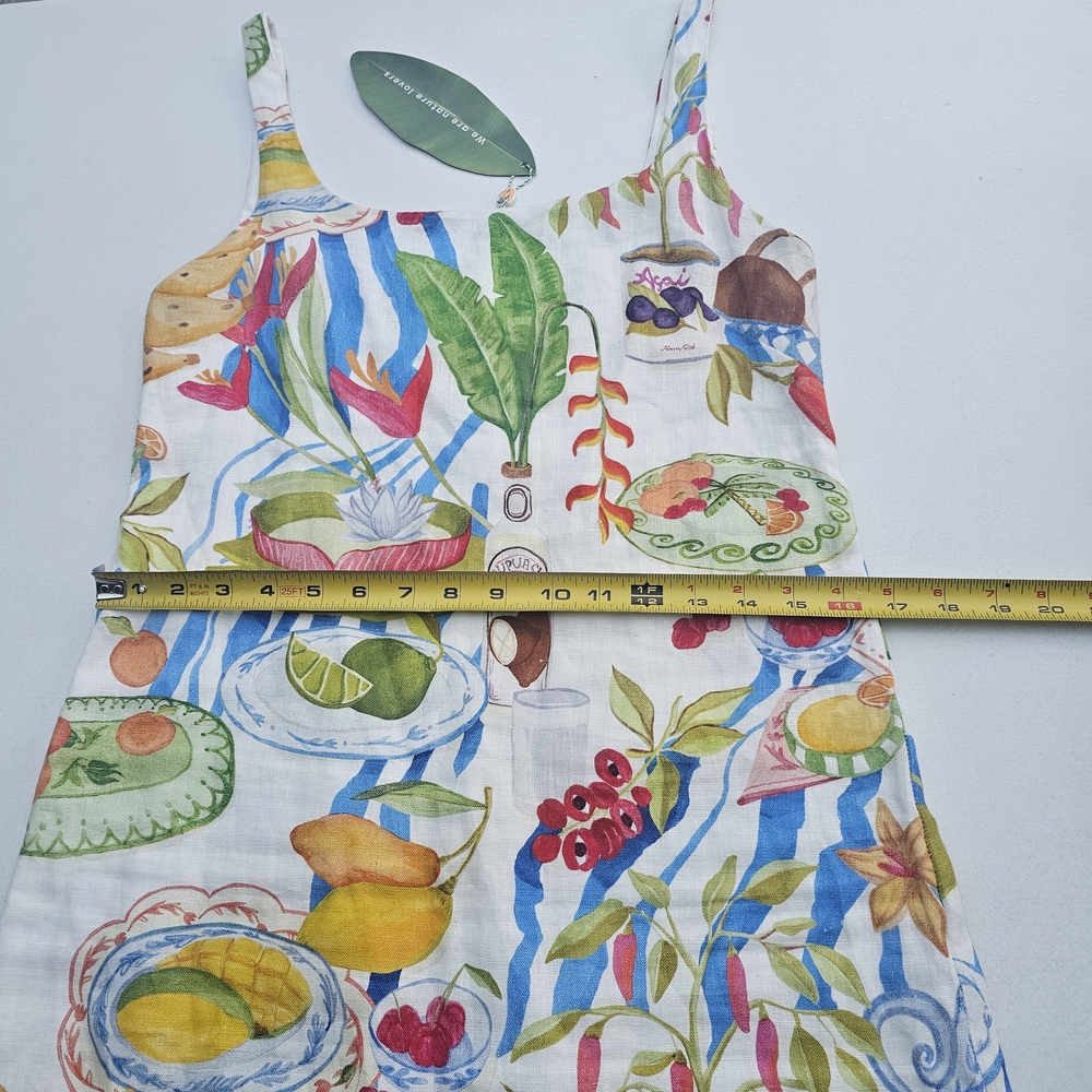 FARM Rio Table Linen Mini Dress - Picture 9 of 10